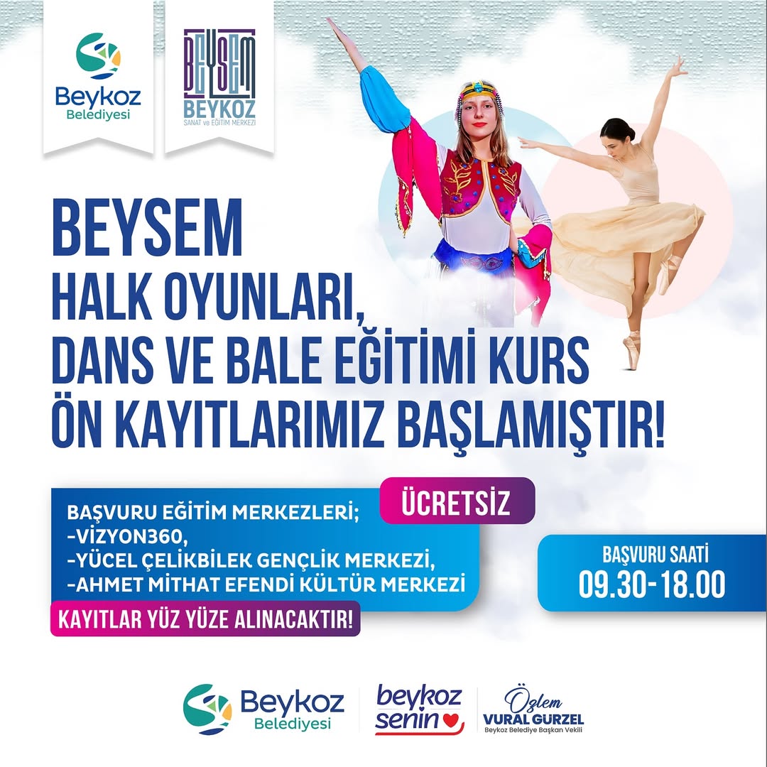 Beykoz Belediyesi - Dans Kursları Kayıtları