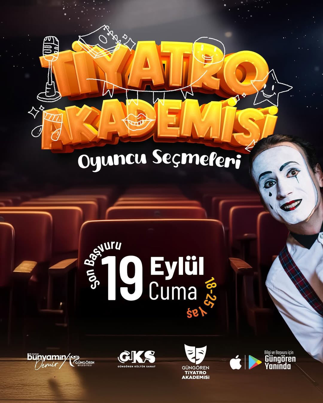 Güngören Belediyesi- Tiyatro Oyuncu Seçmeleri