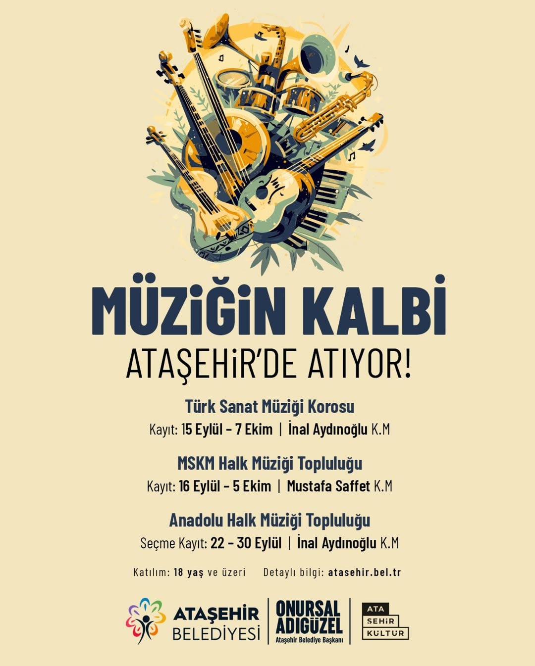 Ataşehir Belediyesi- Müziğin Kalbi Ataşehir'de Atıyor!