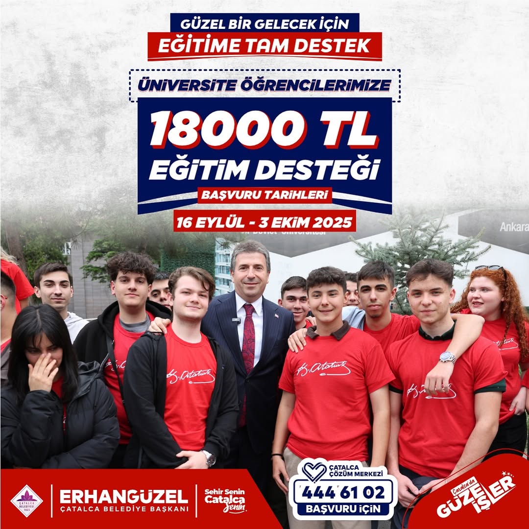 Çatalca Belediyesi- Güzel Bir Gelecek İçin Eğitime Tam Destek!