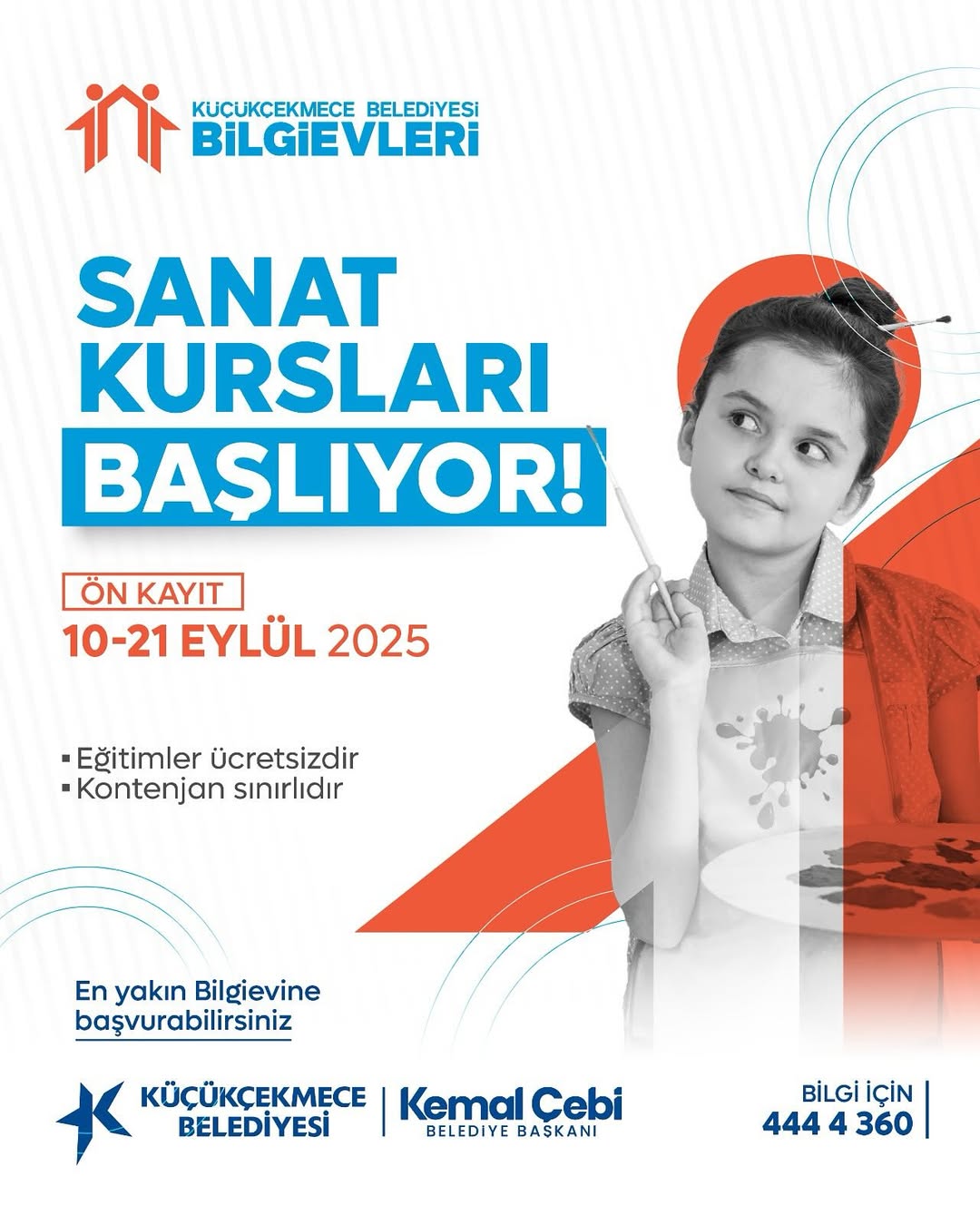 Küçükçekmece Belediyesi- Sanat Kursları Başlıyor!
