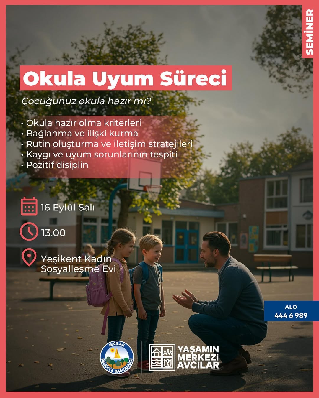 Avcılar Belediyesi- Okula Uyum Süreci Semineri