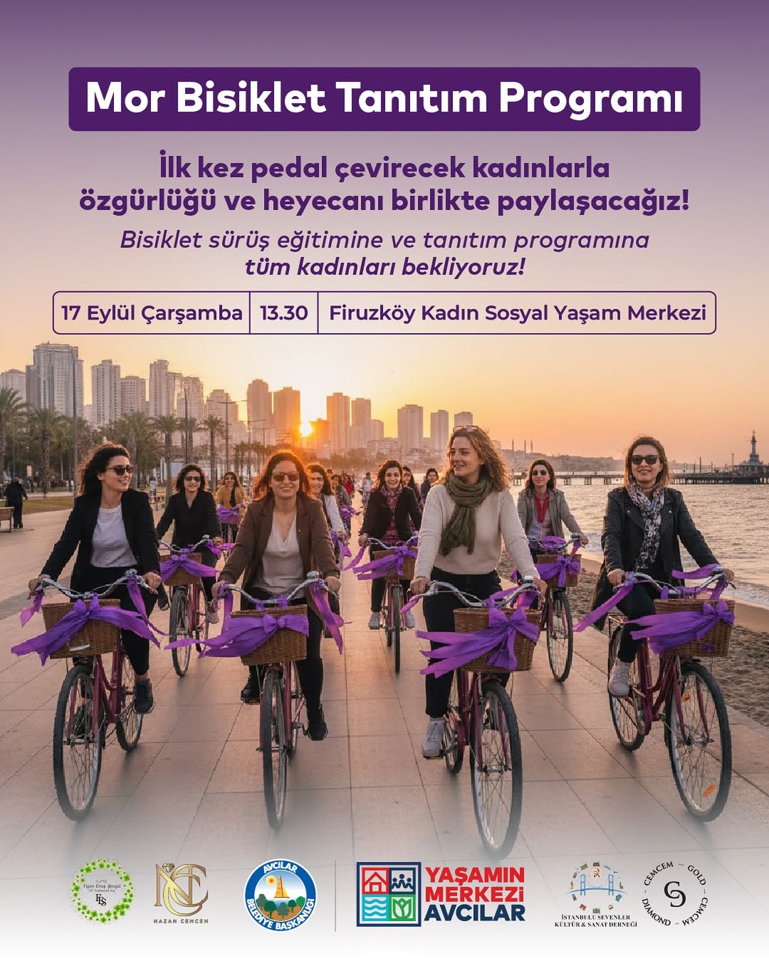 Avcılar Belediyesi- Mor Bisiklet Tanıtım Programı