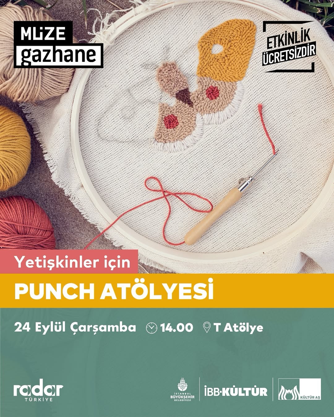 Müze Gazhane - Yetişkinler için Punch Atölyesi