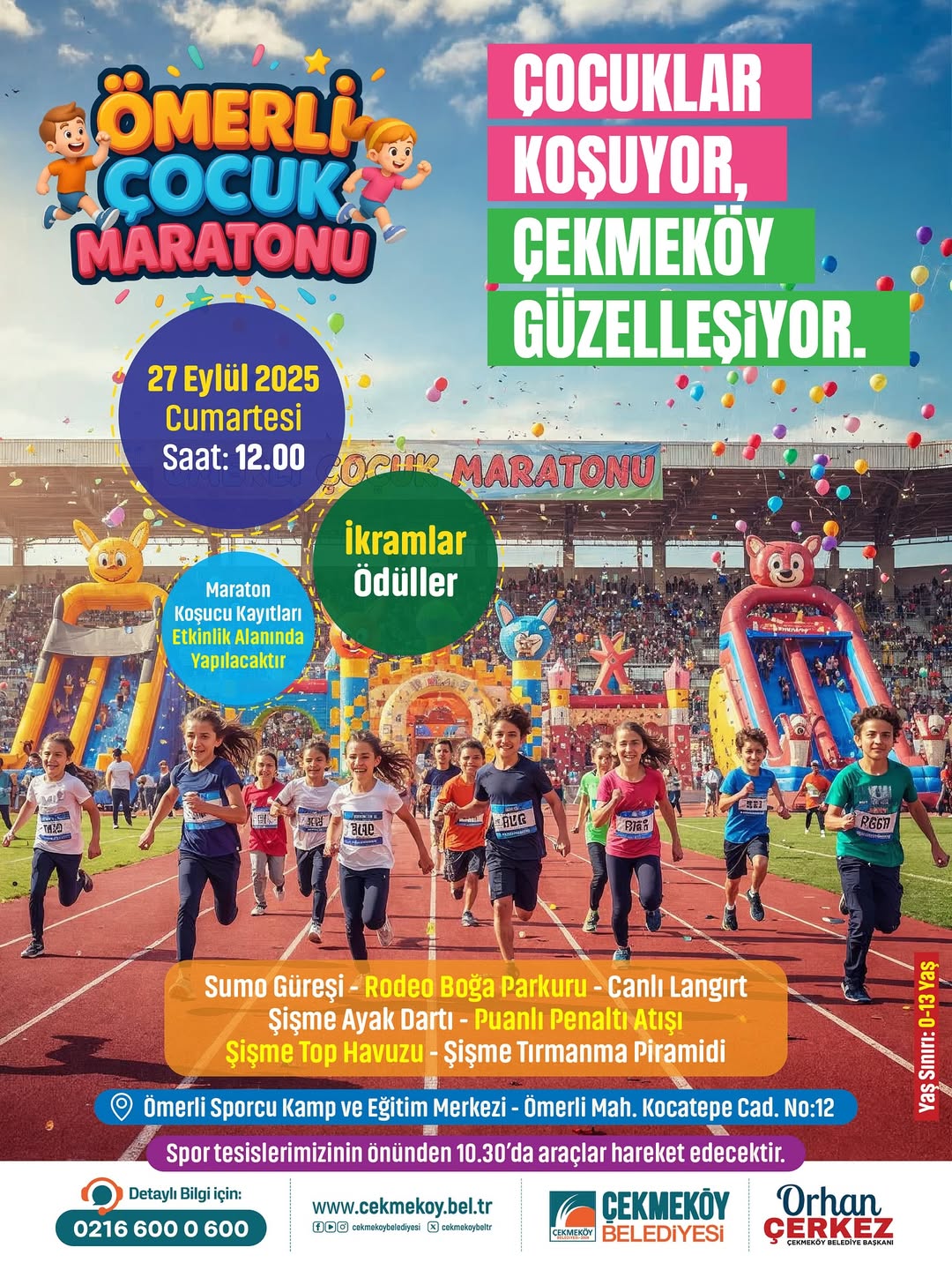 Çekmeköy Belediyesi - Ömerli Çocuk Maratonu