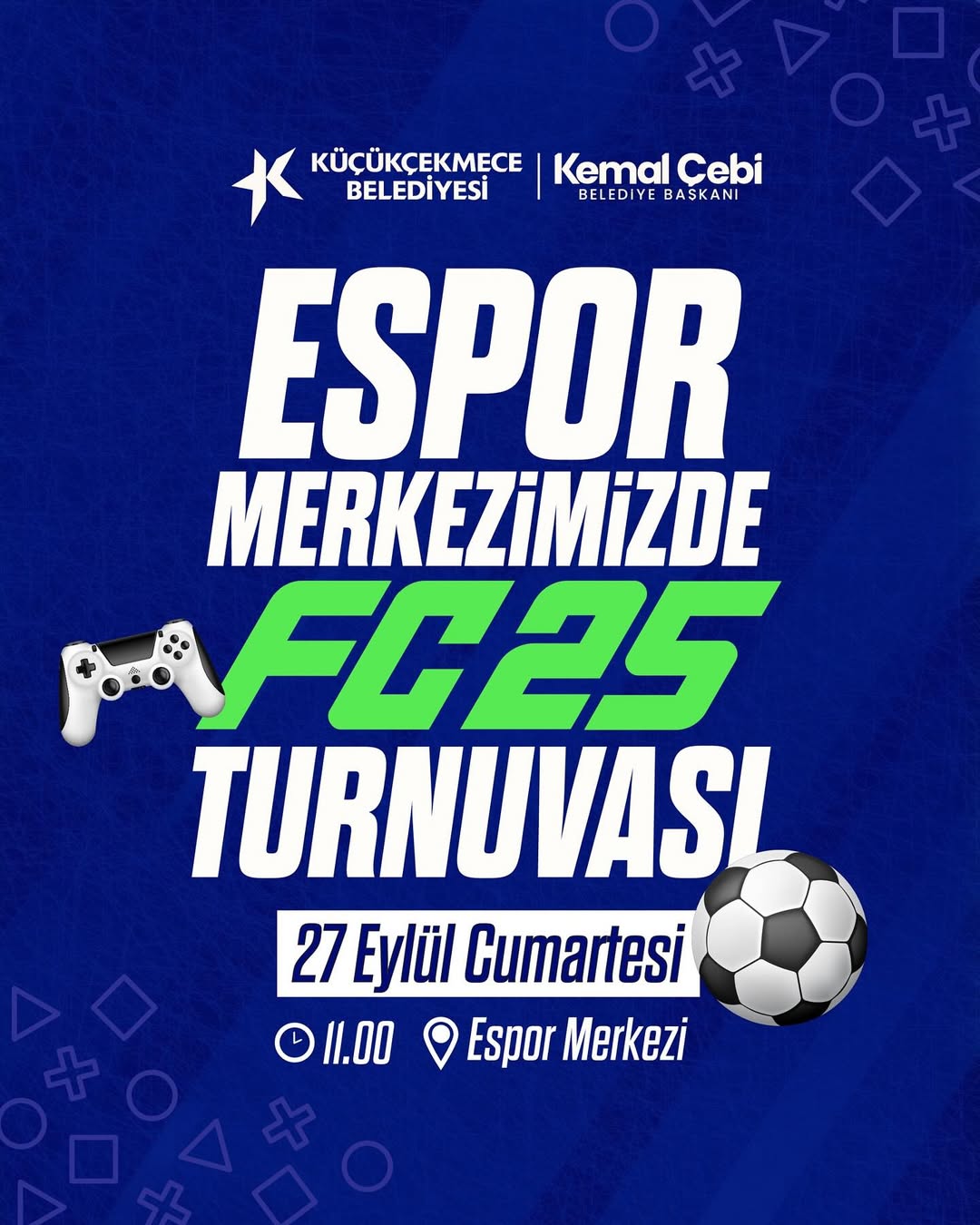 Küçükçekmece Belediyesi- E-spor Merkezinde FC 25 Turnuvası!
