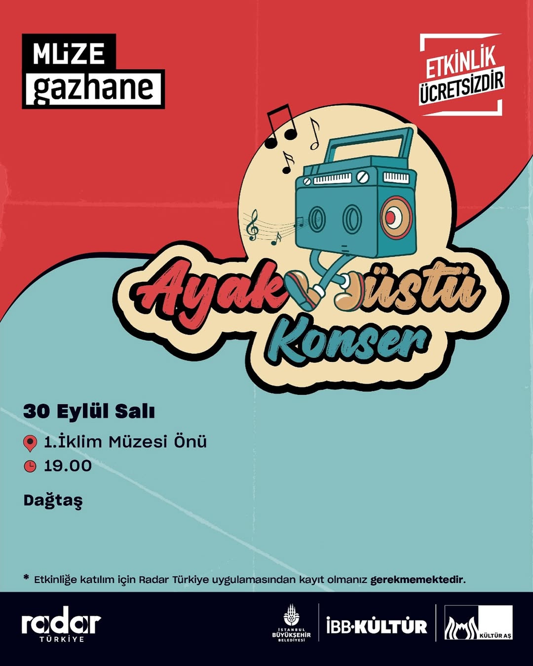 Müze Gazhane - Ayak Üstü Konser