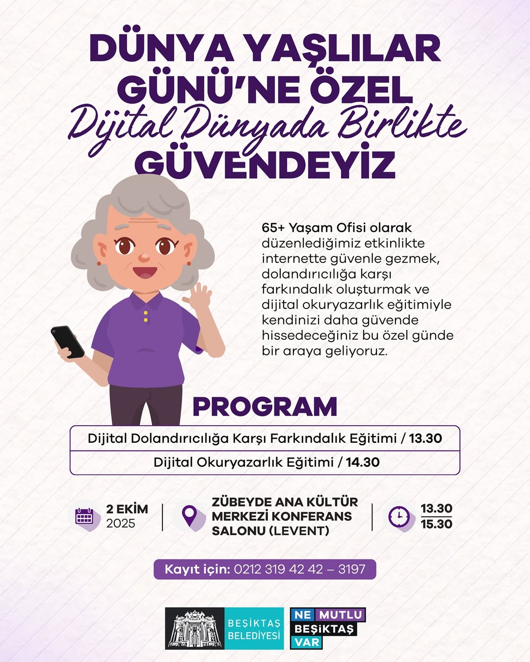 Beşiktaş Belediyesi - Dijital Dolandırıcılık ve Dijital Okuryazarlık Eğitimi