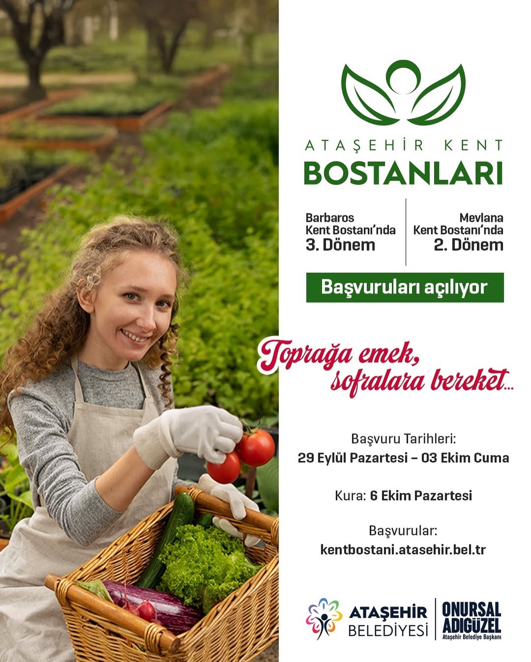 Ataşehir Belediyesi- Toprağa Emek, Sofralara Bereket!