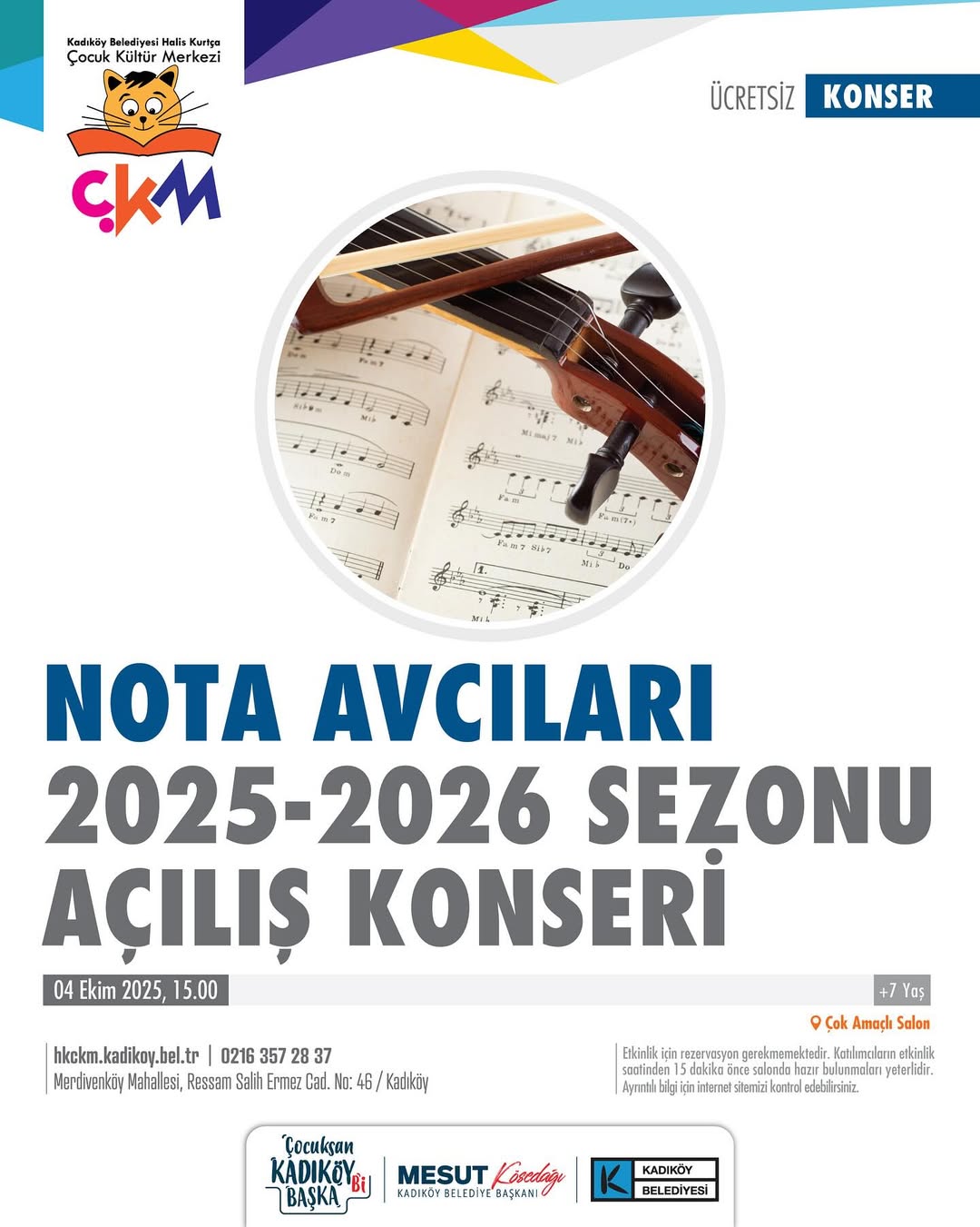 Kadıköy Belediyesi- Nota Avcıları: 2025-2026 Sezonu Açılış Konseri