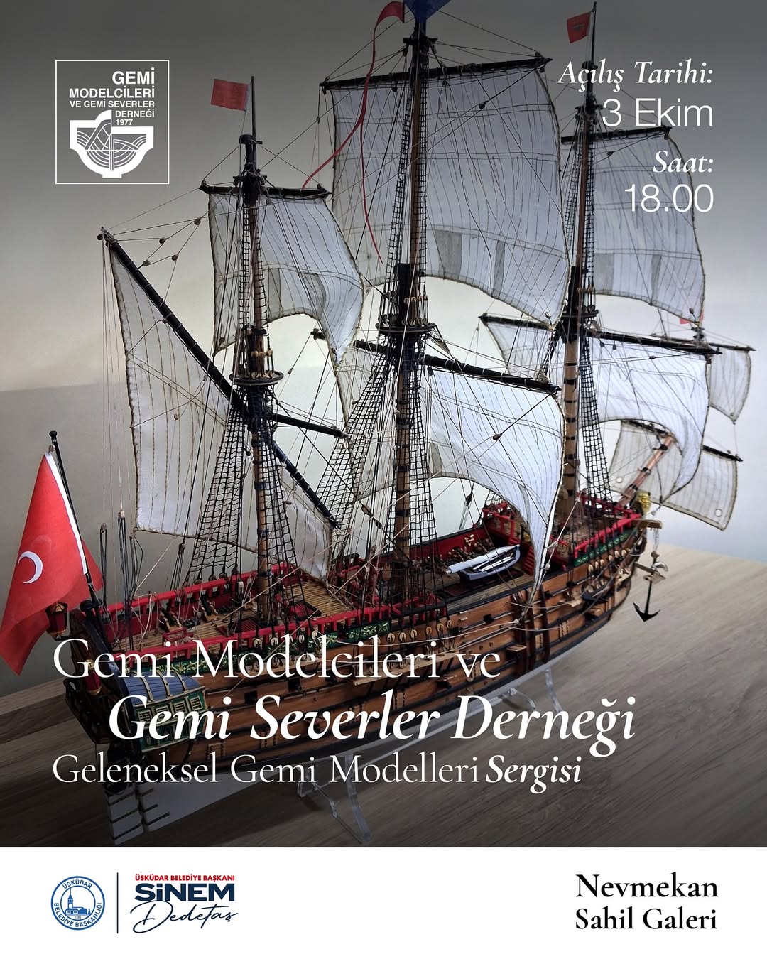 Üsküdar Kültür Sanat - Geleneksel Gemi Modelleri Sergisi 