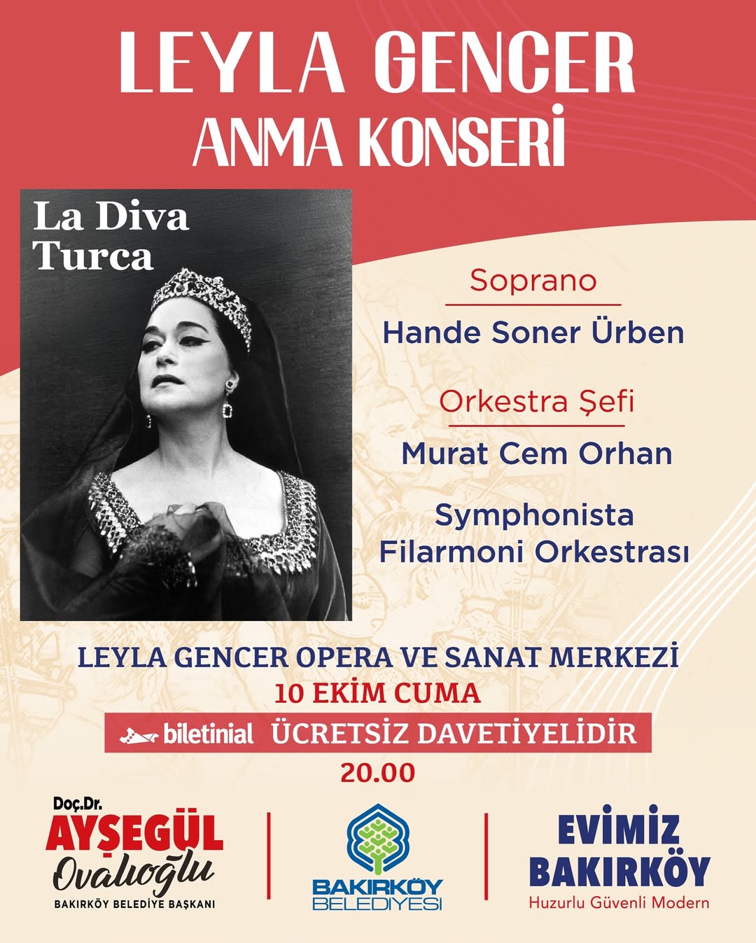 Bakırköy Belediyesi - Leyla Gencer Anma Konseri