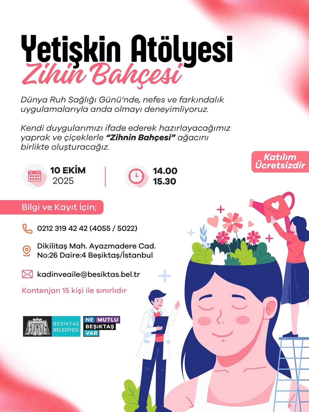 Beşiktaş Belediyesi - "Zihin Bahçesi" Yetişkin Atölyesi