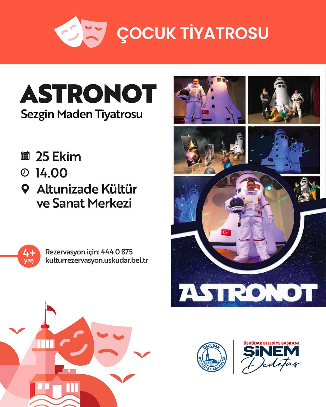 Üsküdar Kültür Sanat - "Astronot" Çocuk Tiyatrosu