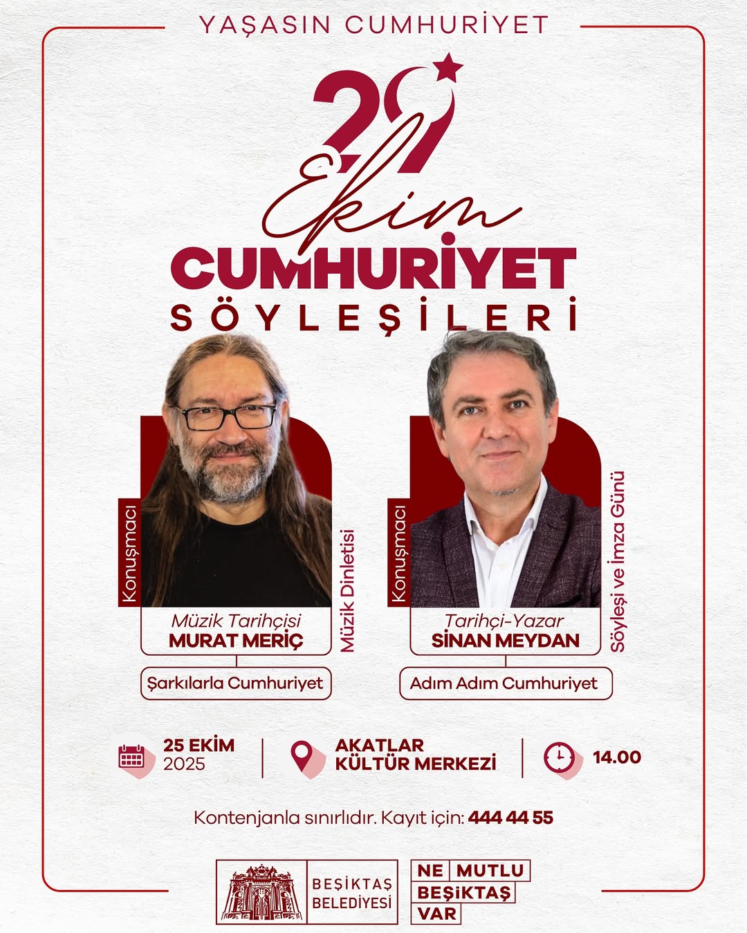 Beşiktaş Belediyesi - 29 Ekim Cumhuriyet Söyleşileri