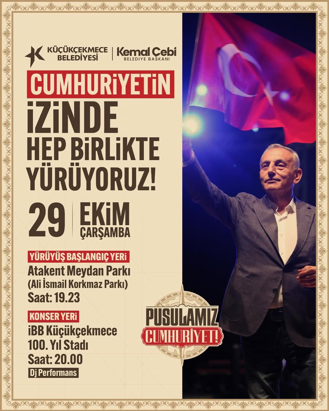 Küçükçekmece Belediyesi- Cumhuriyet'in İzinde Hep Birlikte Yürüyoruz!