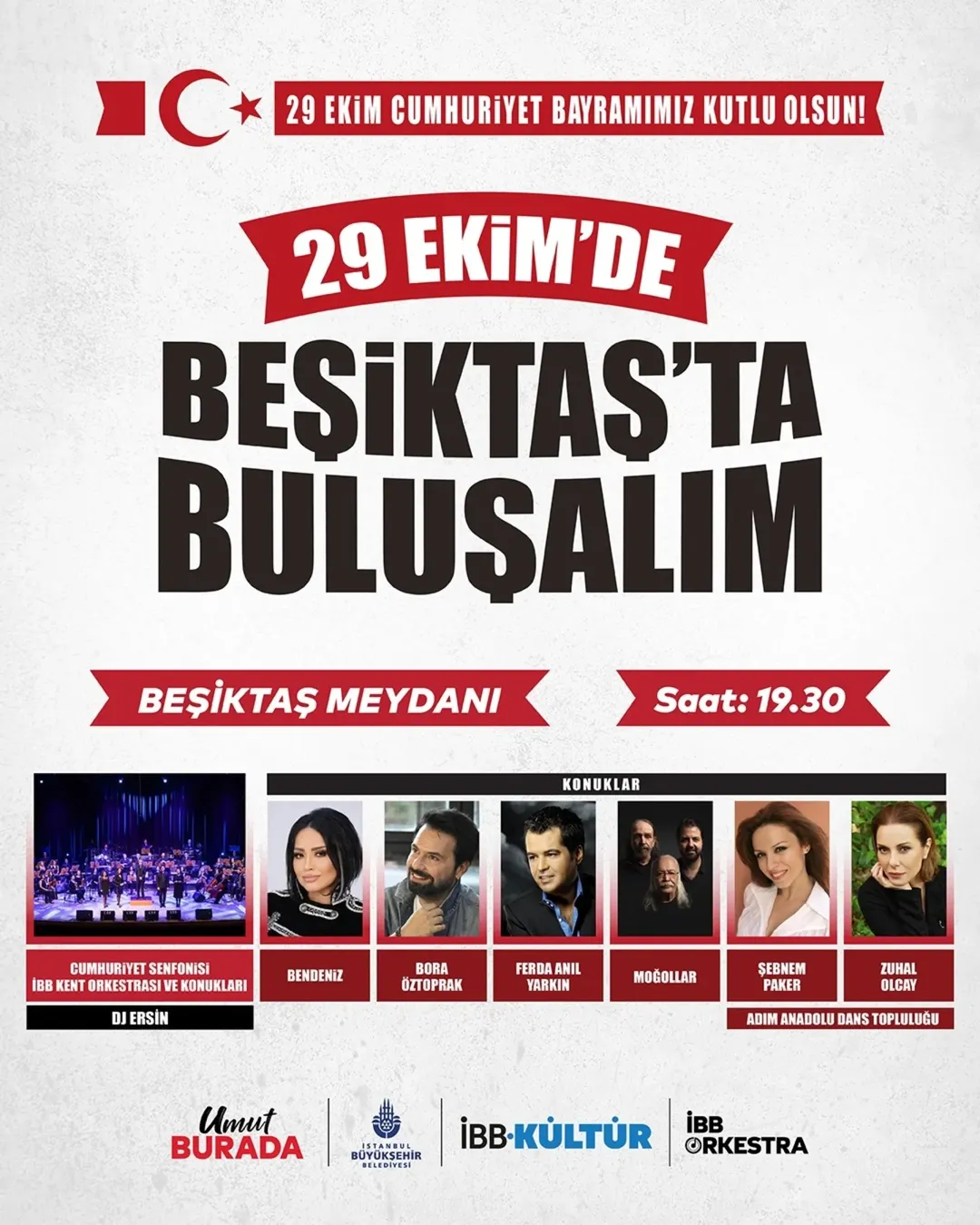 İBB Kültür - 29 Ekim Programı