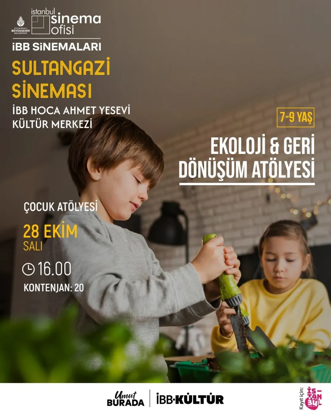 İBB Kültür - Ekoloji & Geri Dönüşüm Atölyesi