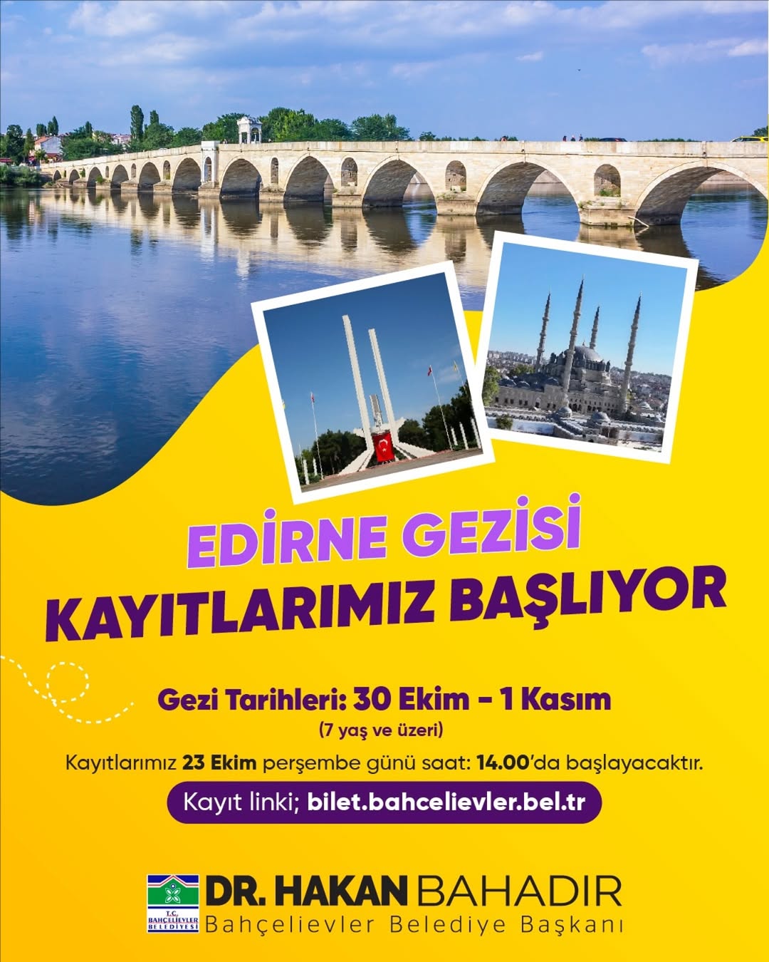 Bahçelievler Belediyesi - Edirne Gezisi