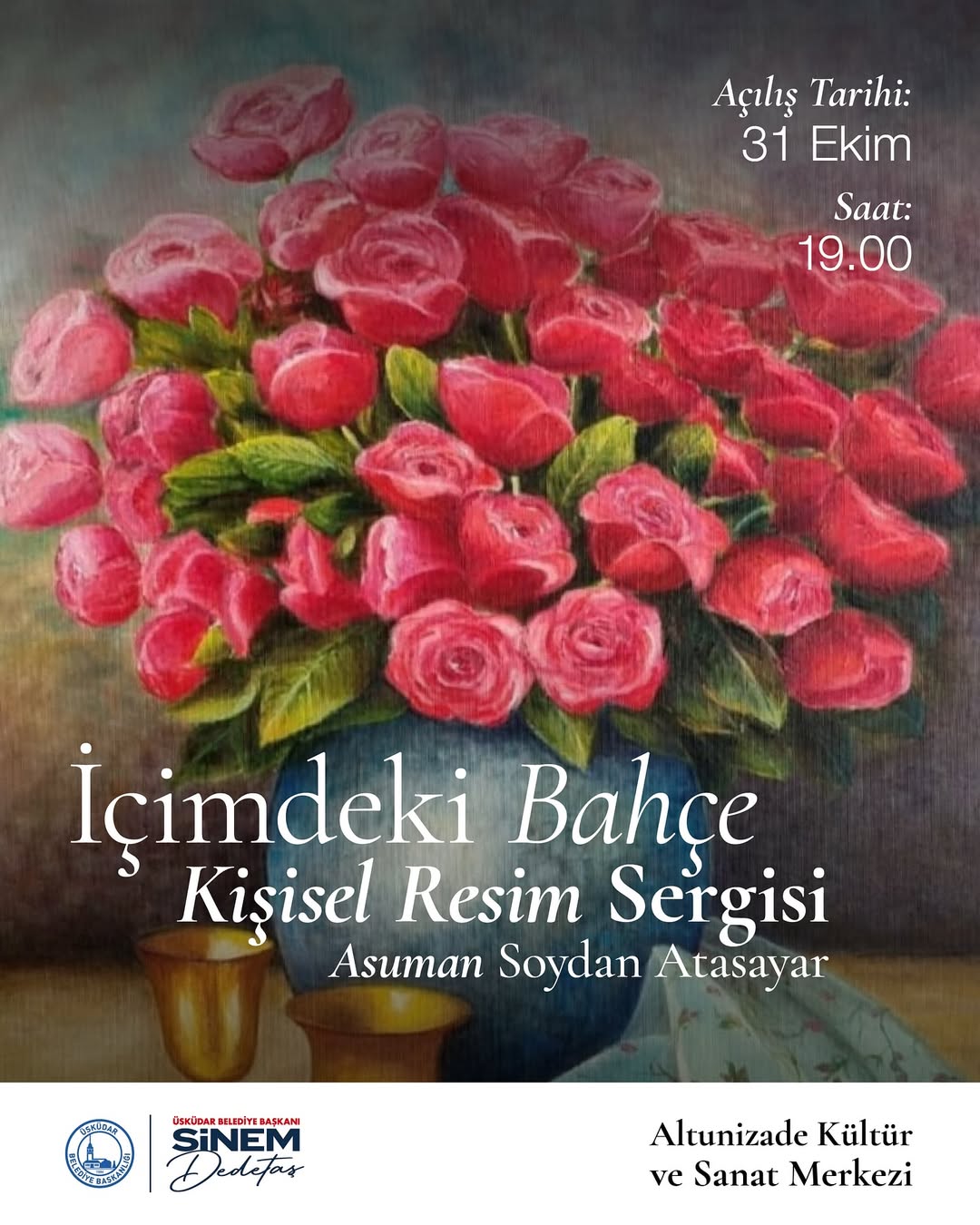 Üsküdar Kültür Sanat - "İçimdeki Bahçe" Kişisel Resim Sergisi
