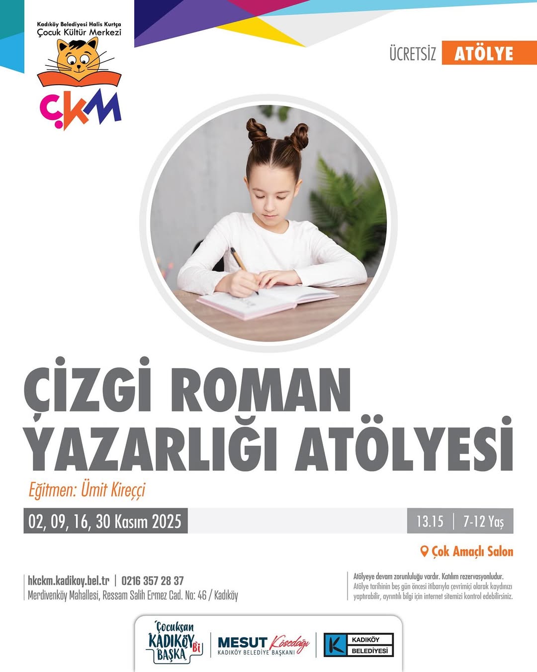 Kadıköy Belediyesi- Çizgi Roman Yazarlığı Atölyesi