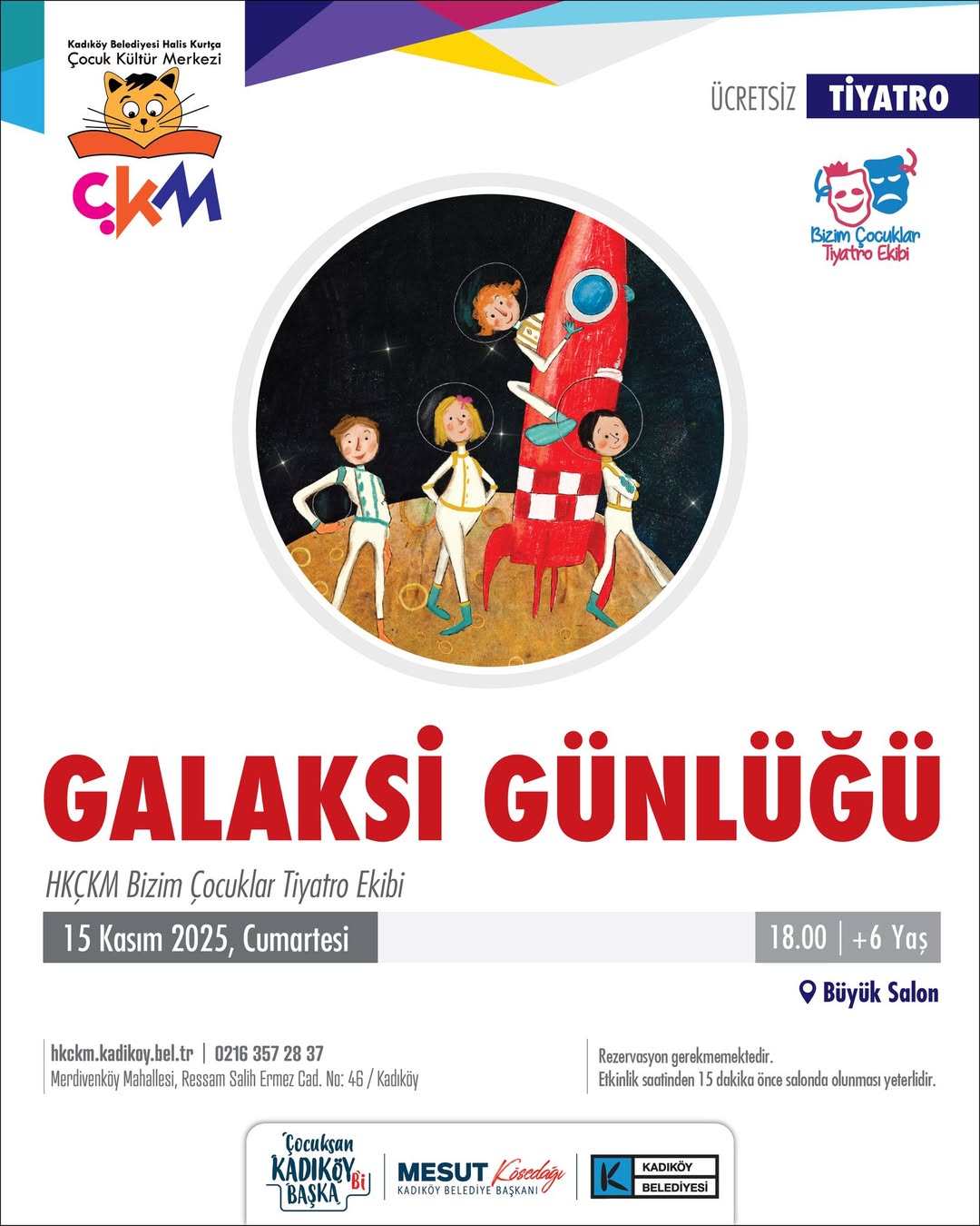 Kadıköy Belediyesi- Galaksi Günlüğü Çocuk Tiyatrosu