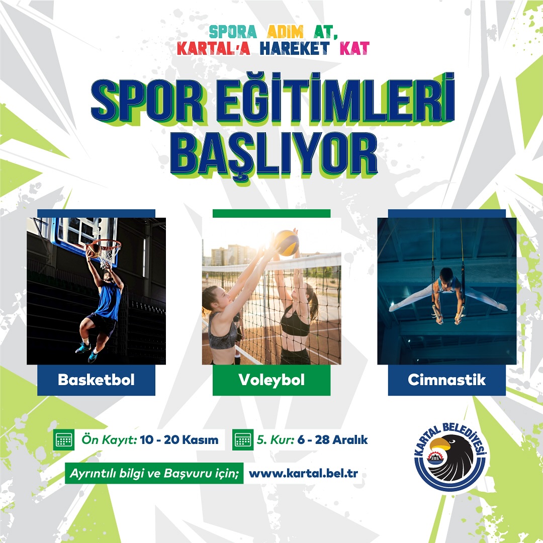 Kartal Belediyesi- Spor Eğitimleri Başlıyor