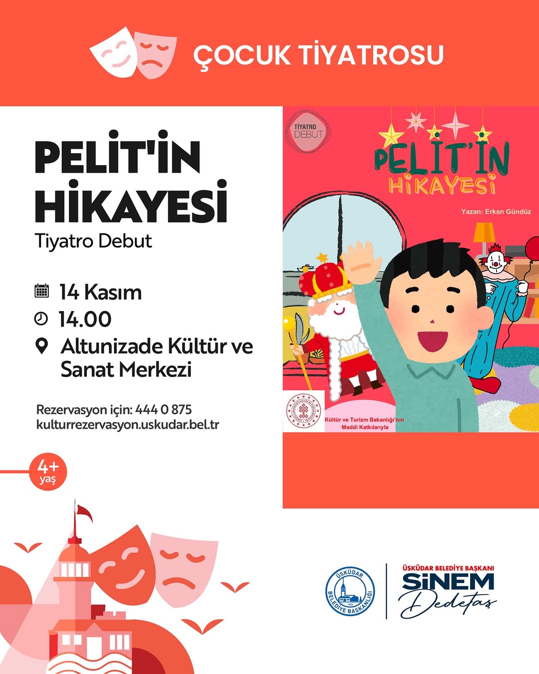 Üsküdar Kültür Sanat - “Pelit’in Hikayesi” Çocuk Tiyatrosu