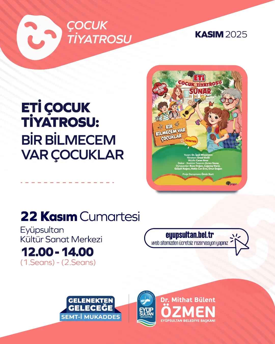 Eyüp Kültür Sanat - ETİ Çocuk Tiyatrosu "Bir Bilmecem Var Çocuklar"