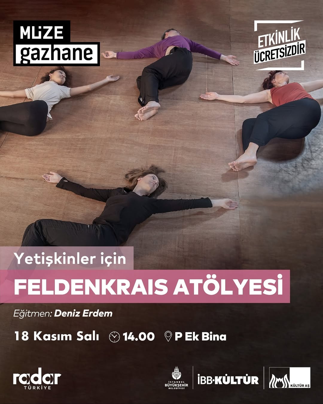 Müze Gazhane - Yetişkinler için Feldenkrais Atölyesi 