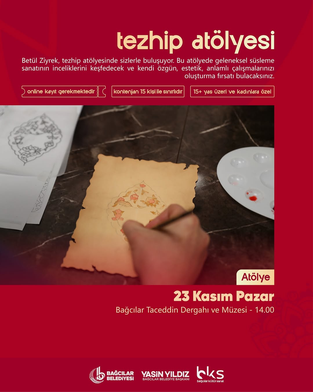 Bağcılar Belediyesi - Tezhip Atölyesi 
