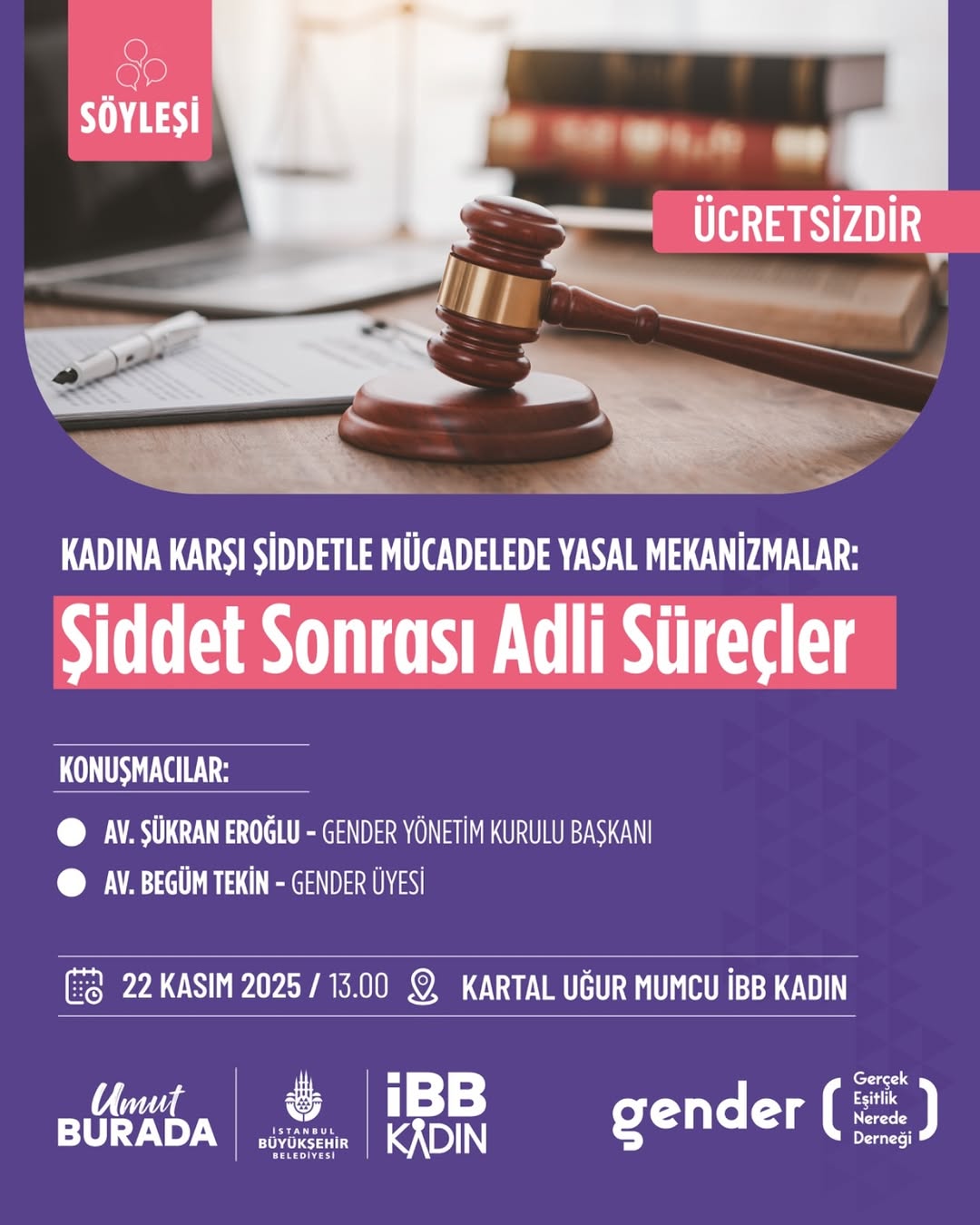 İstanbul Büyükşehir Belediyesi- İBB Kadın- Şiddet Sonrası Adli Süreçler