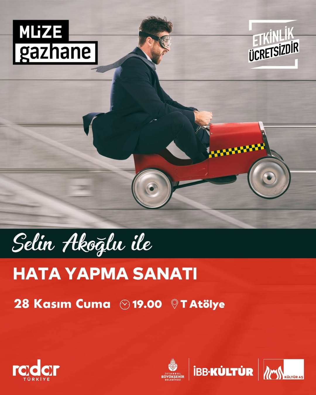 Müze Gazhane - Selin Akoğlu ile “Hata Yapma Sanatı”