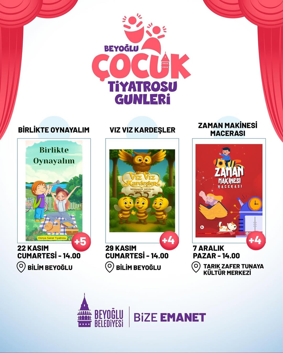 Beyoğlu Belediyesi - Çocuk Tiyatrosu Günleri