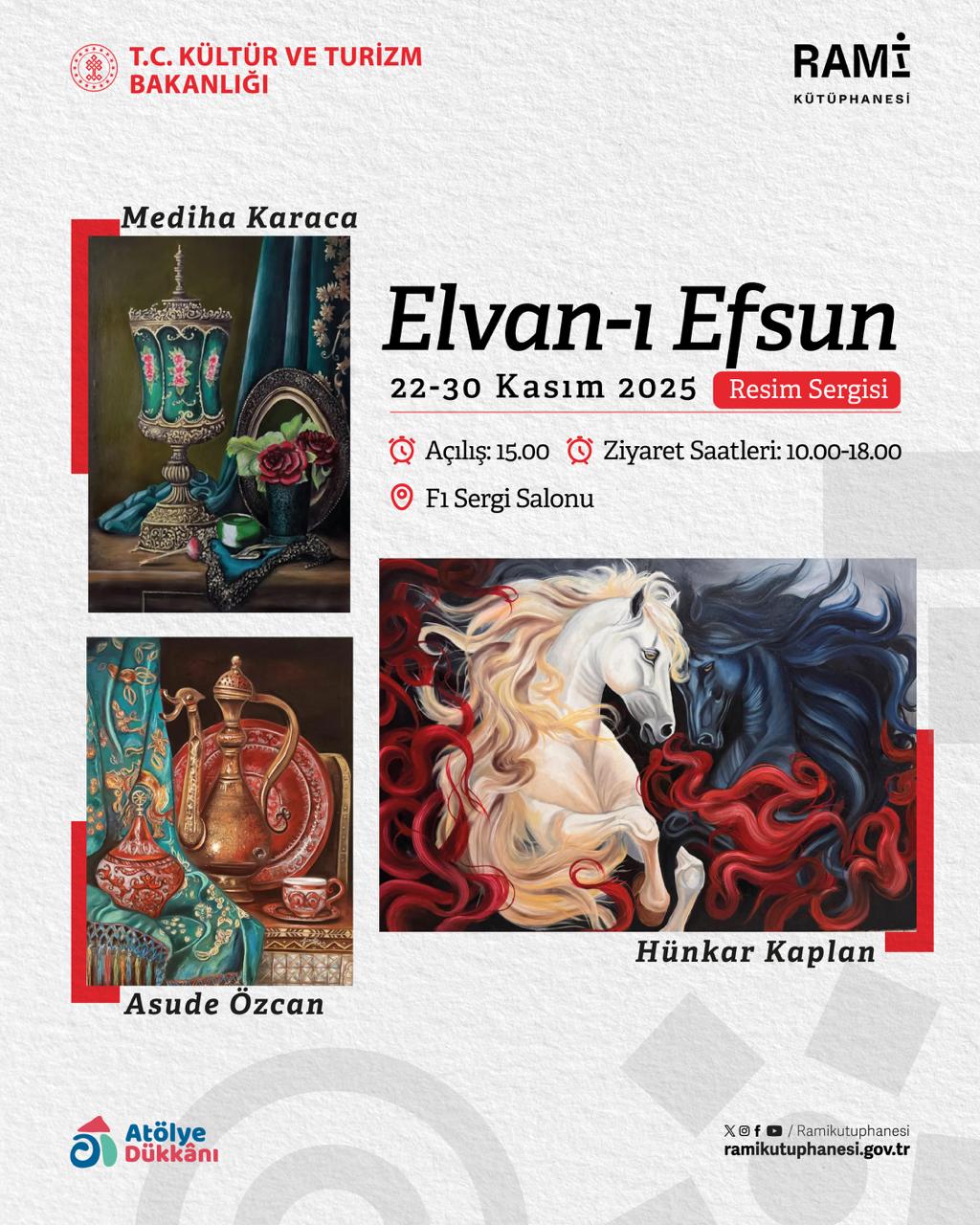 Rami Kütüphanesi - Elvan-ı Efsun Resim Sergisi