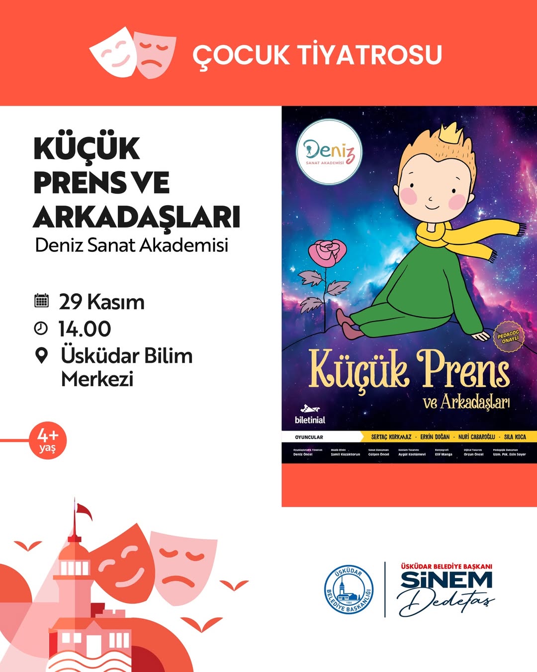 Üsküdar Kültür Sanat - "Küçük Prens ve Arkadaşları" Çocuk Tiyatrosu