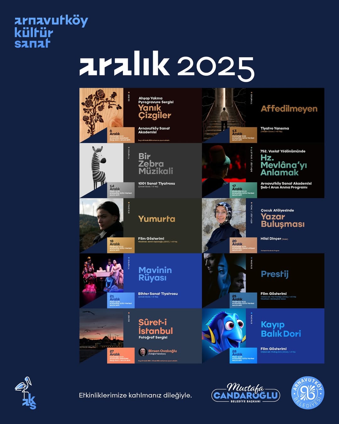 Arnavutköy Belediyesi - Aralık Ayı Etkinlikleri