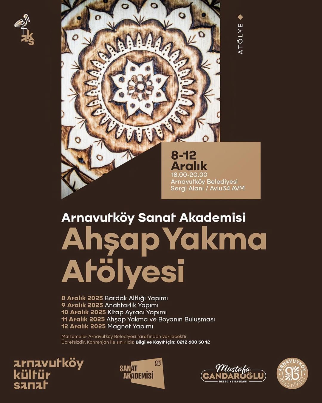 Arnavutköy Belediyesi - Ahşap Yakma Sergisi