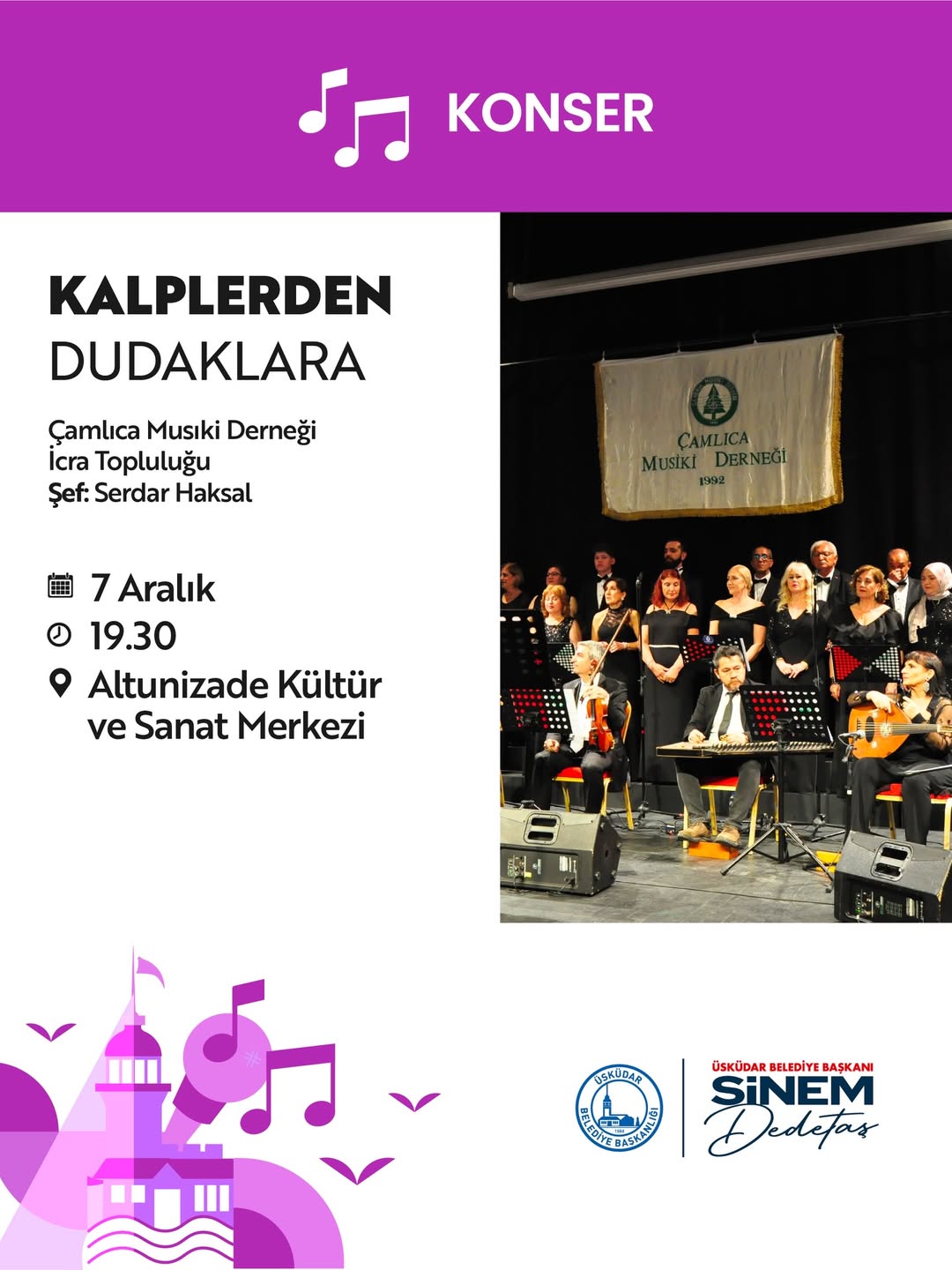 Üsküdar Kültür Sanat - “Kalplerden Dudaklara” Konseri 
