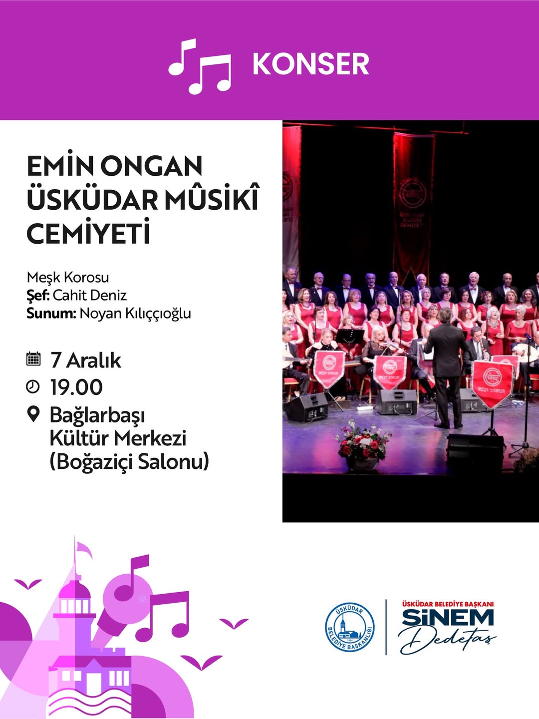 Üsküdar Kültür Sanat - Emin Ongan Üsküdar Mûsikî Cemiyeti Konseri