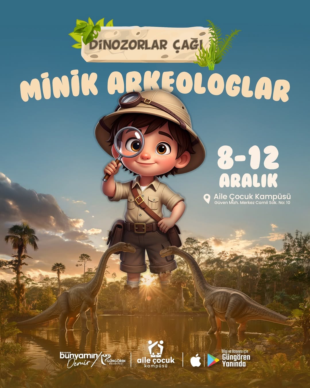 Güngören Belediyesi- Minik Arkeologlar- Dinozorlar Çağı