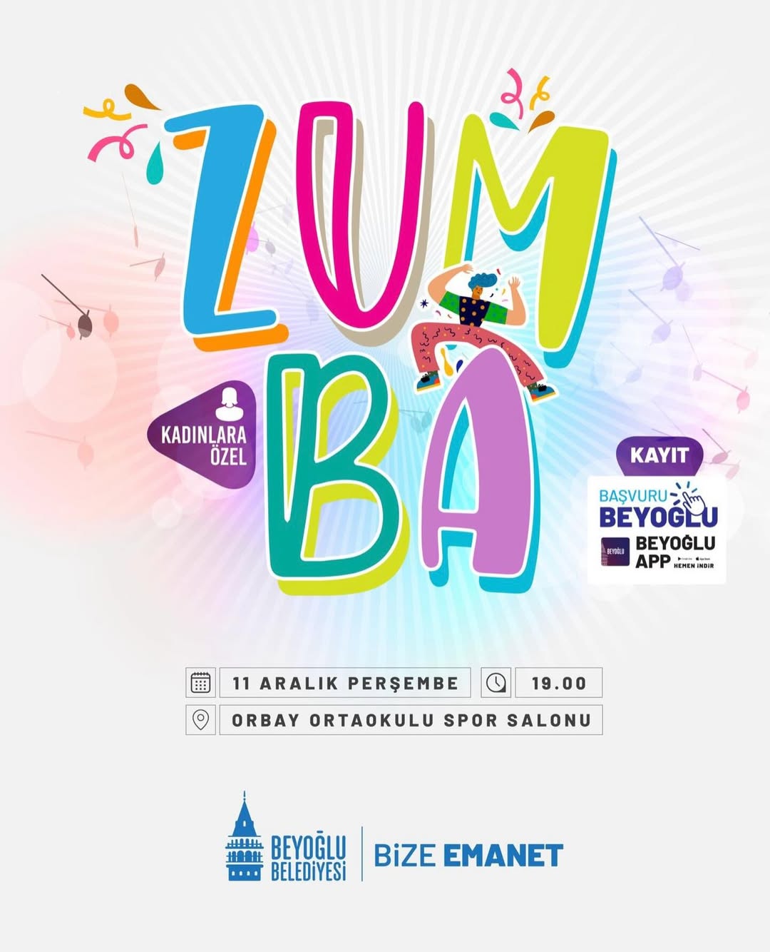 Beyoğlu Belediyesi - Kadınlara Özel Zumba