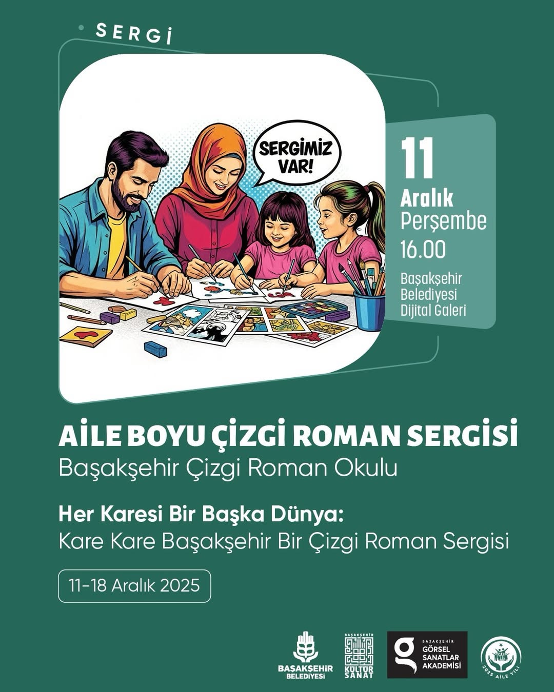 Gelenekli ve Görsel Sanatlar - Aile Boyu Çizgi Roman Sergisi
