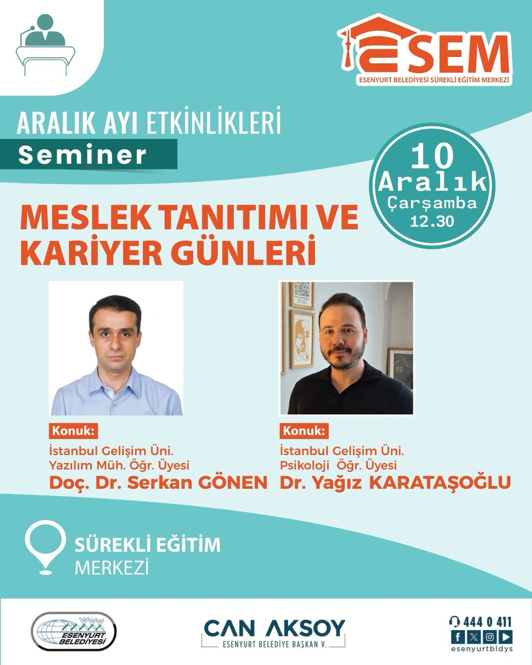 Esenyurt Belediyesi - Meslek Tanıtımı ve Kariyer Günleri