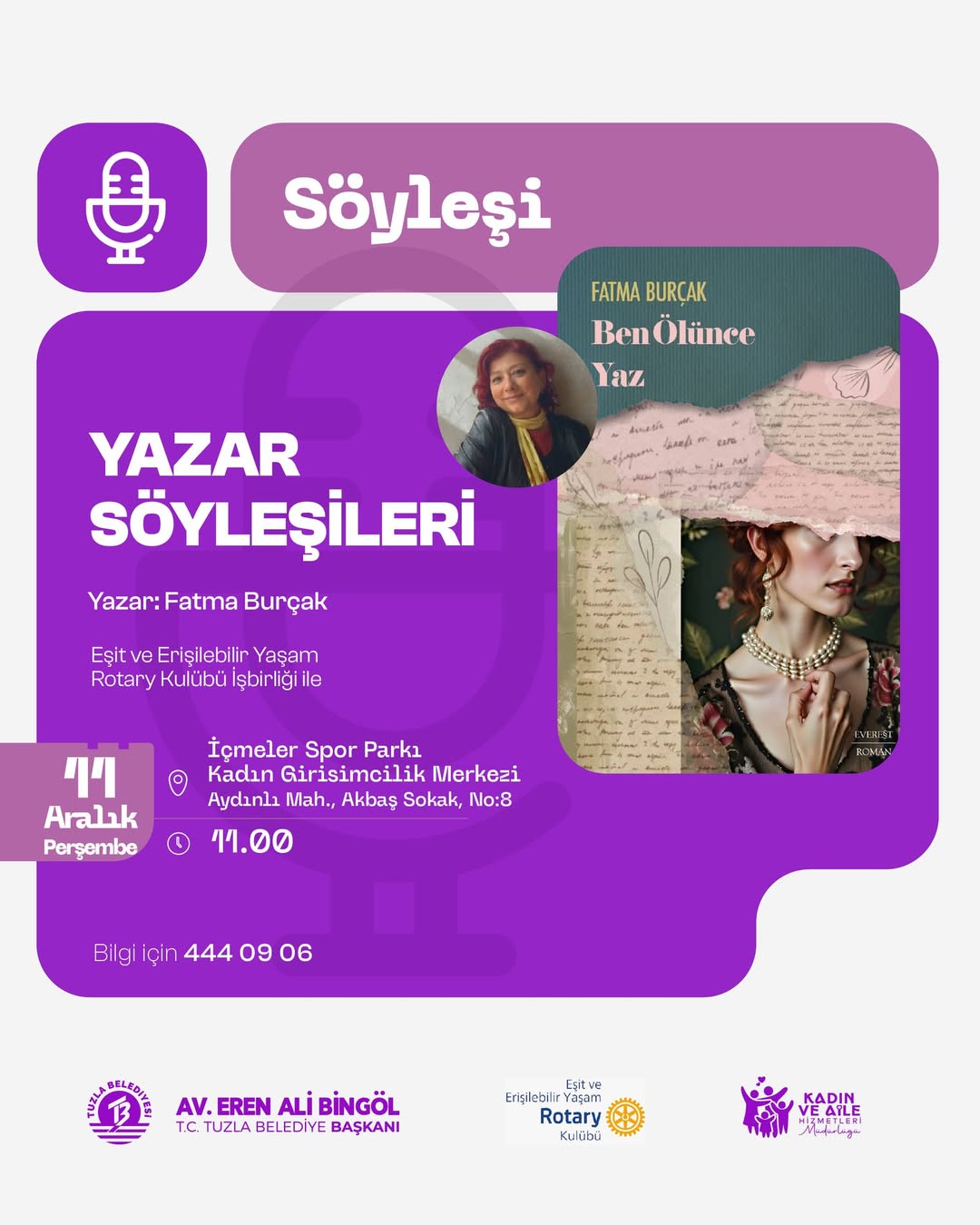 Tuzla Beldiyesi - Yazar Söyleşileri