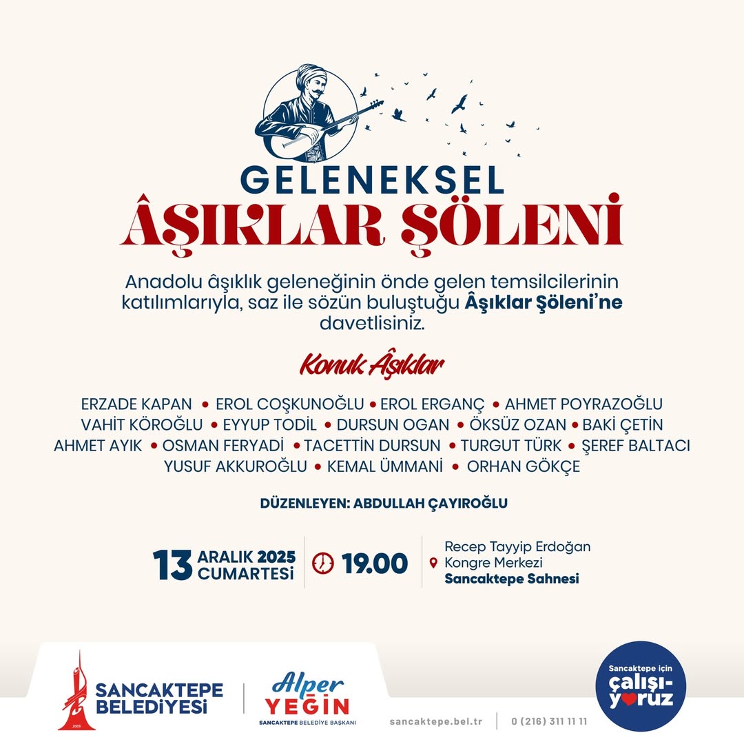 Sancaktepe Belediyesi - Geleneksel Aşıklar Şöleni