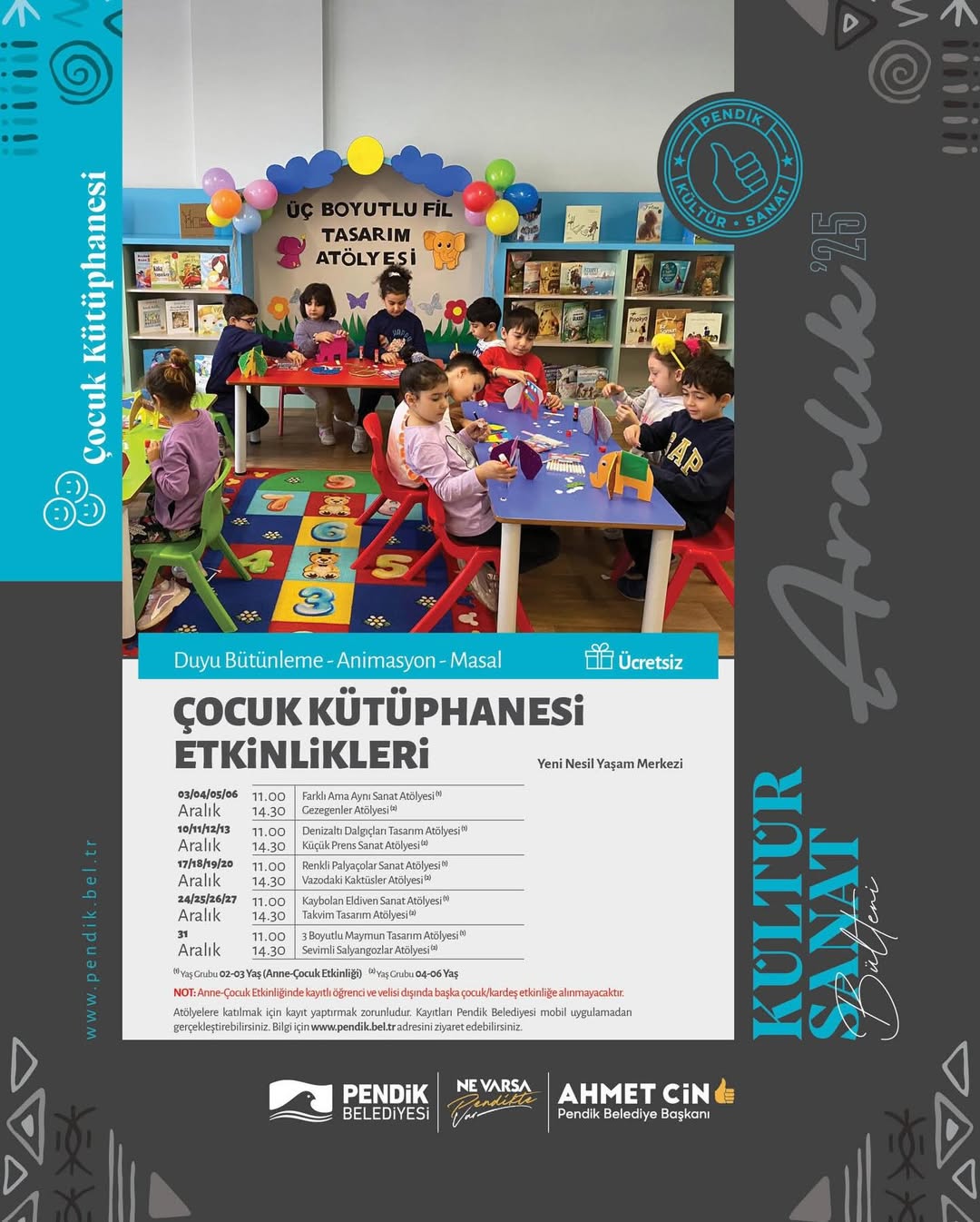 Pendik Kültür Sanat - Çocuk Kütüphanesi