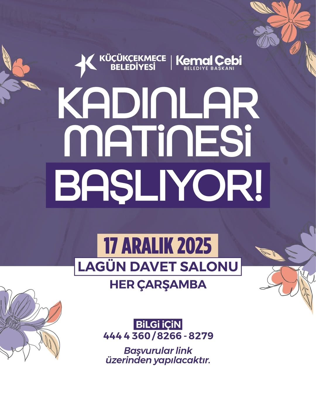 Küçükçekmece Belediyesi- Kadınlar Matinesi Başlıyor!