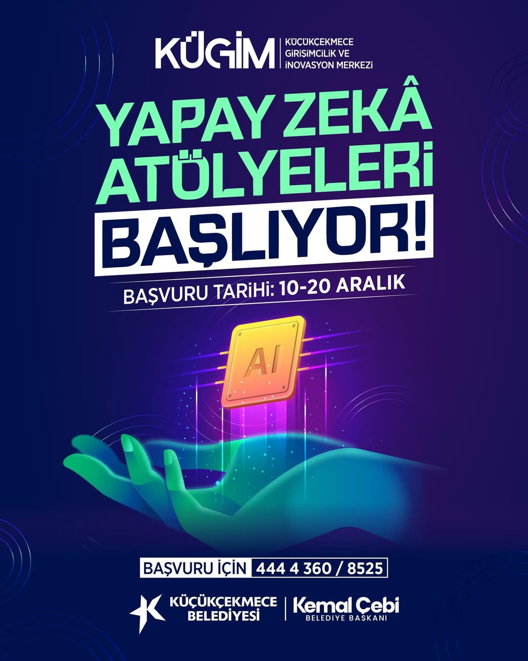 Küçükçekmece Belediyesi- Yapay Zeka Atölyeleri Başlıyor!