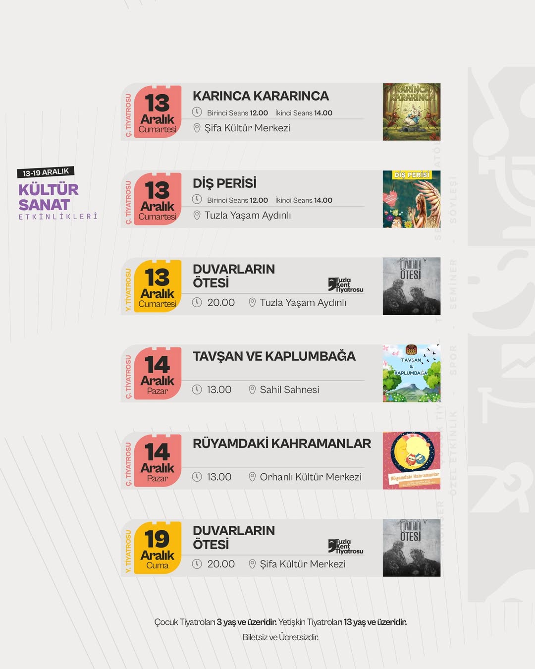 Tuzla Belediyesi - Kültür-Sanat Etkinlikleri